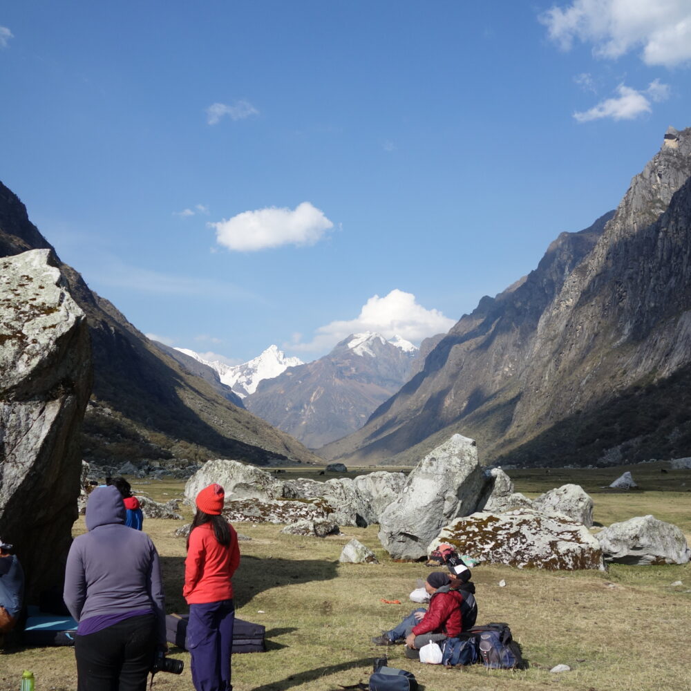 Rock Climbing Huayhuash Adventures Peru rock climbing